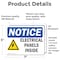 Signmission Electrical Panels Inside Sign With Symbol, 7 in W x Rectangle, Vinyl Decal OS-2PACK-NS-D-57-L-11673 - alternate 3